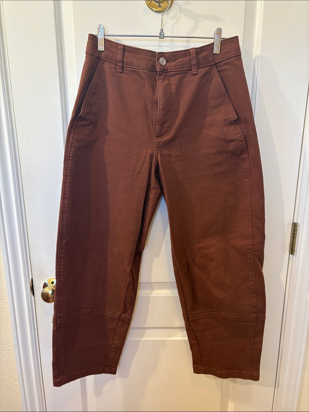 Everlane Utility Barrel Pant Rosewood